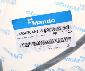 3 399 р. Датчик АБС HYUNDAI Starex H-1 (05-) (2WD) колеса переднего правого MANDO MANDO ex956204a355 MANDO ex956204a355  с доставкой в г. Майкоп. Увеличить фотографию 2