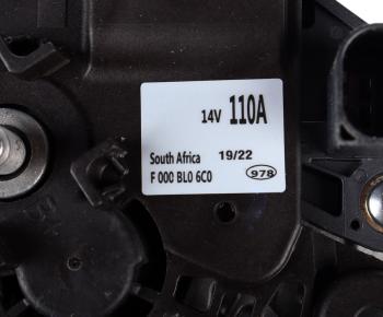 28 799 р. Генератор VW Polo (10-) (1.6) SKODA Rapid (12-) (1.6) BOSCH BOSCH f000bl06c0 BOSCH f000bl06c0  с доставкой в г. Майкоп. Увеличить фотографию 5