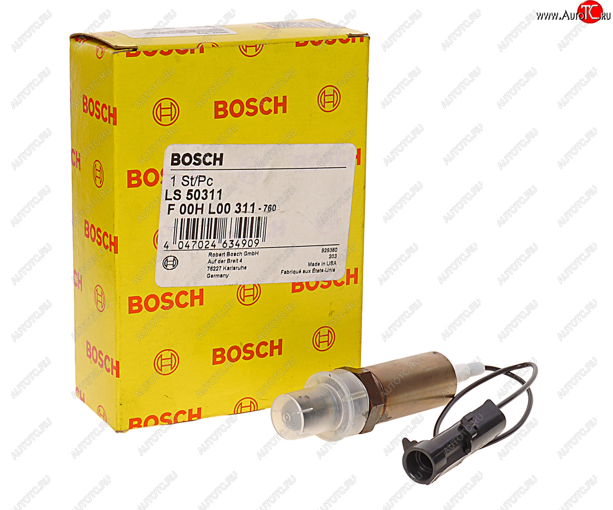2 699 р. Датчик кислорода OPEL Vectra A-B,Astra F-G,Corsa A-B (1.22.0) DAEWOO (замена для 0258002014) BOSCH BOSCH f00hl00311  с доставкой в г. Майкоп