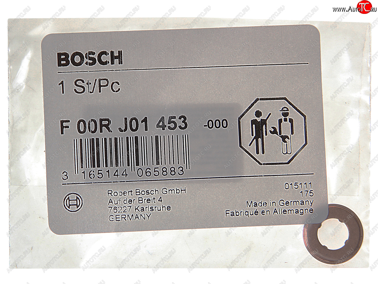 136 р. Кольцо уплотнительное VOLVO FE240 (06-) форсунки топливной BOSCH BOSCH f00rj01453  с доставкой в г. Майкоп