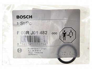 176 р. Кольцо уплотнительное RENAULT форсунки топливной BOSCH BOSCH f00rj01482  с доставкой в г. Майкоп. Увеличить фотографию 2