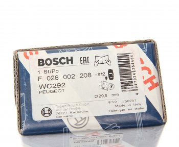 1 839 р. Цилиндр тормозной задний PEUGEOT 207 BOSCH BOSCH f026002208 BOSCH f026002208  с доставкой в г. Майкоп. Увеличить фотографию 4