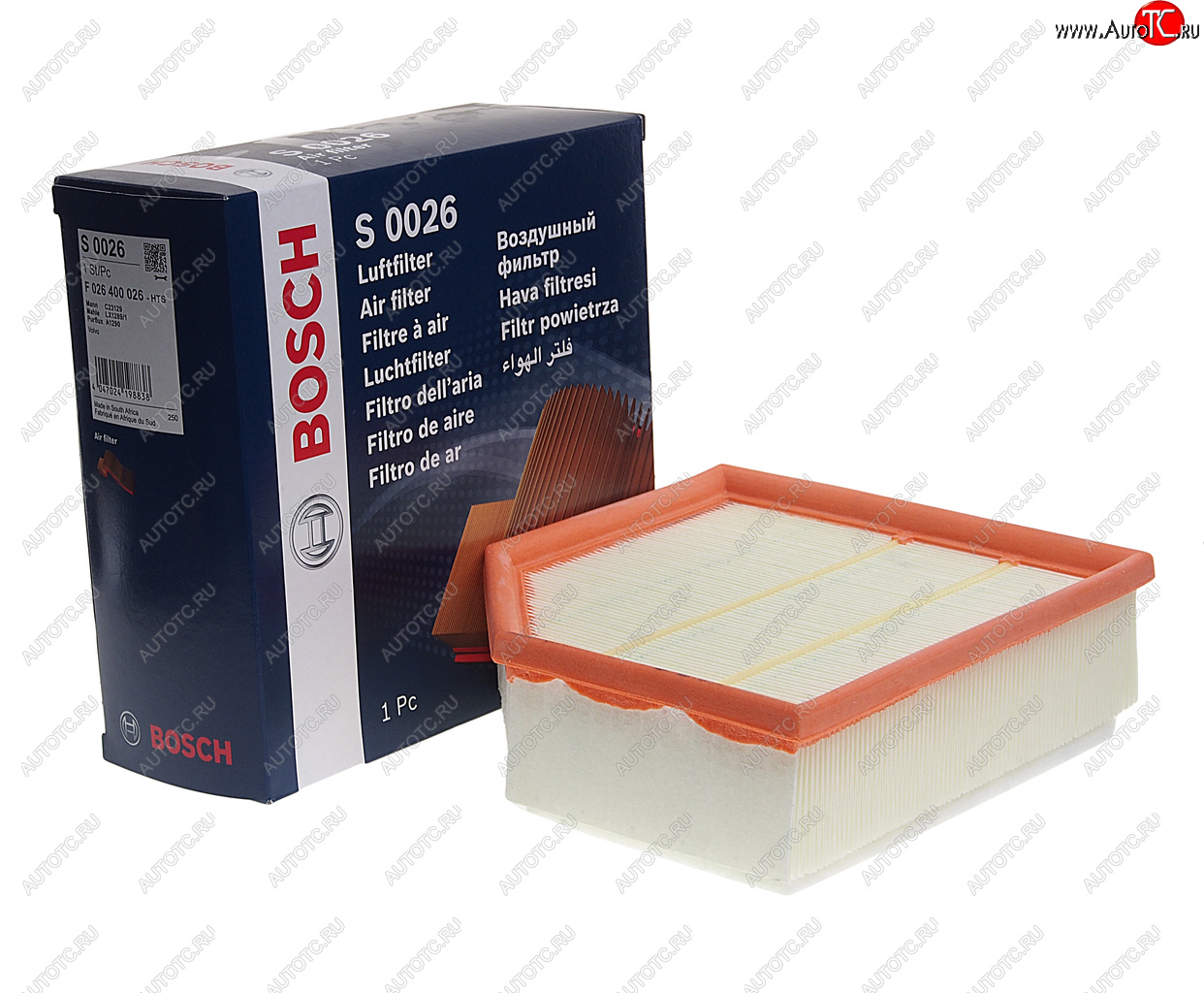 1 399 р. Фильтр воздушный VOLVO S60,XC70,XC90 (D5) BOSCH BOSCH f026400026  с доставкой в г. Майкоп