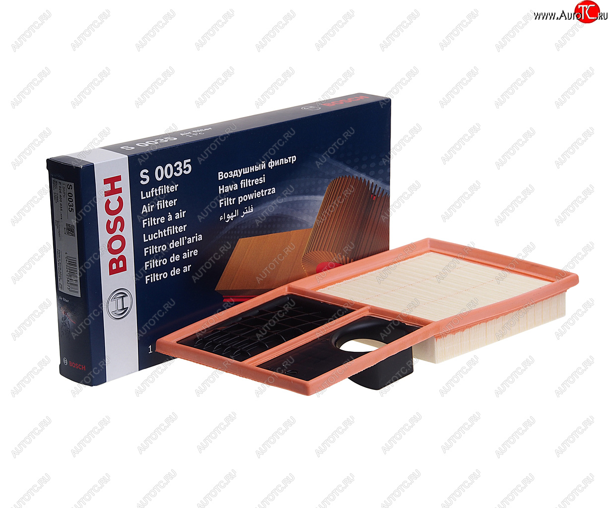 999 р. Фильтр воздушный VW Golf (09-13),Polo (09-) SEAT Leon (06-12) BOSCH BOSCH f026400035  с доставкой в г. Майкоп
