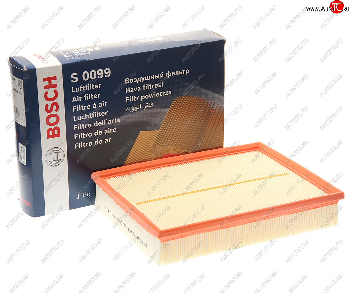 1 199 р. Фильтр воздушный LAND ROVER Discovery 3,Range Rover 3 (04-) BOSCH BOSCH f026400099  с доставкой в г. Майкоп