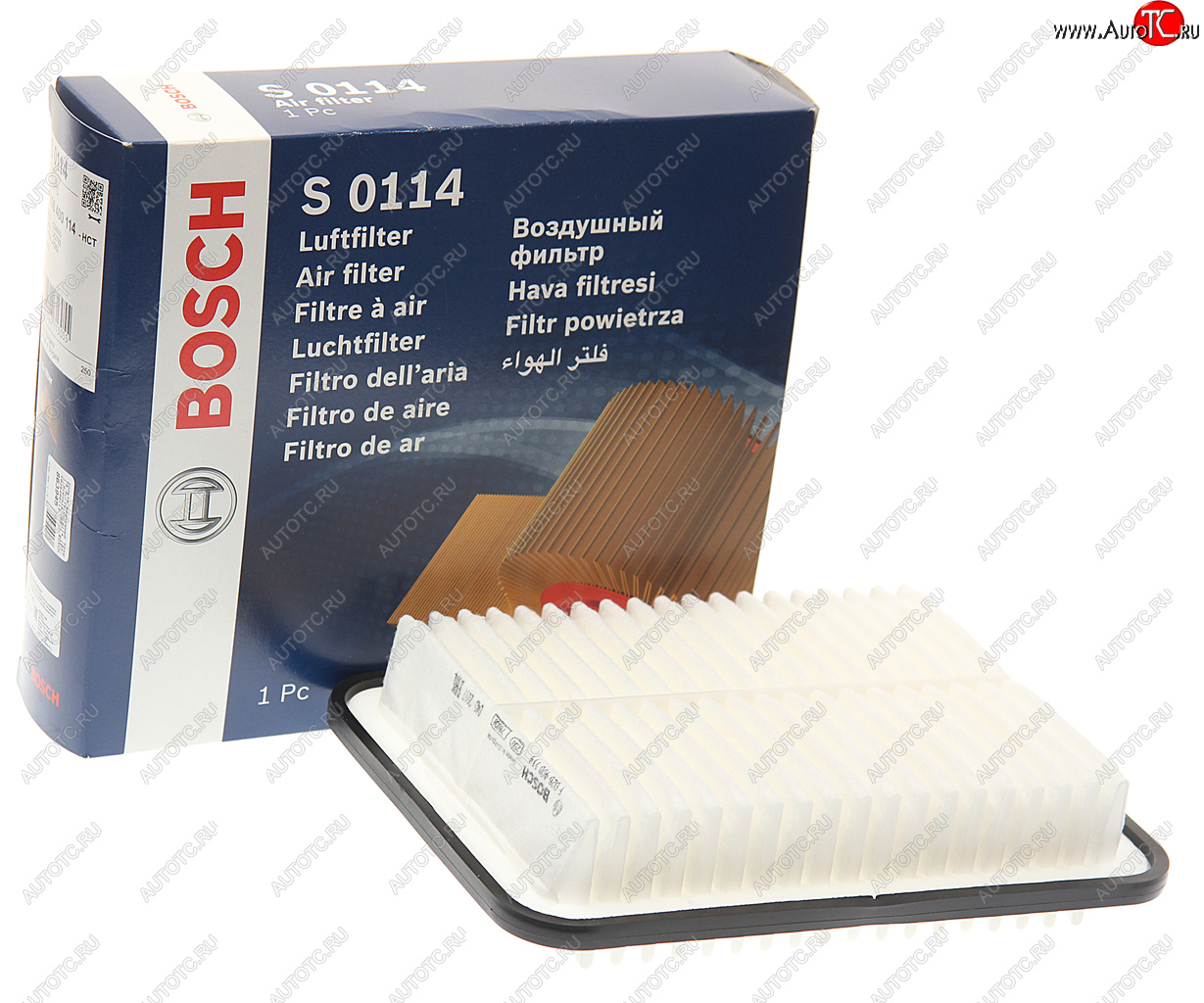 729 р. Фильтр воздушный TOYOTA Auris,Corolla (07-),Avensis (09-) BOSCH BOSCH f026400114 BOSCH f026400114  с доставкой в г. Майкоп