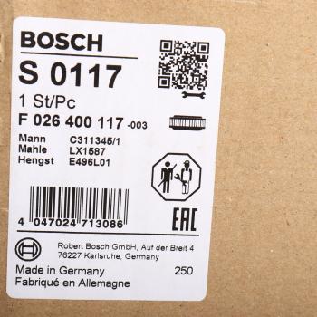 8 199 р. Фильтр воздушный VOLVO 7FM,9FMX,10FM,12FM BOSCH BOSCH f026400117  с доставкой в г. Майкоп. Увеличить фотографию 5