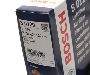 1 229 р. Фильтр воздушный MAZDA 3,5 (03-) (1.8/2.0) BOSCH BOSCH f026400129 BOSCH f026400129  с доставкой в г. Майкоп. Увеличить фотографию 2