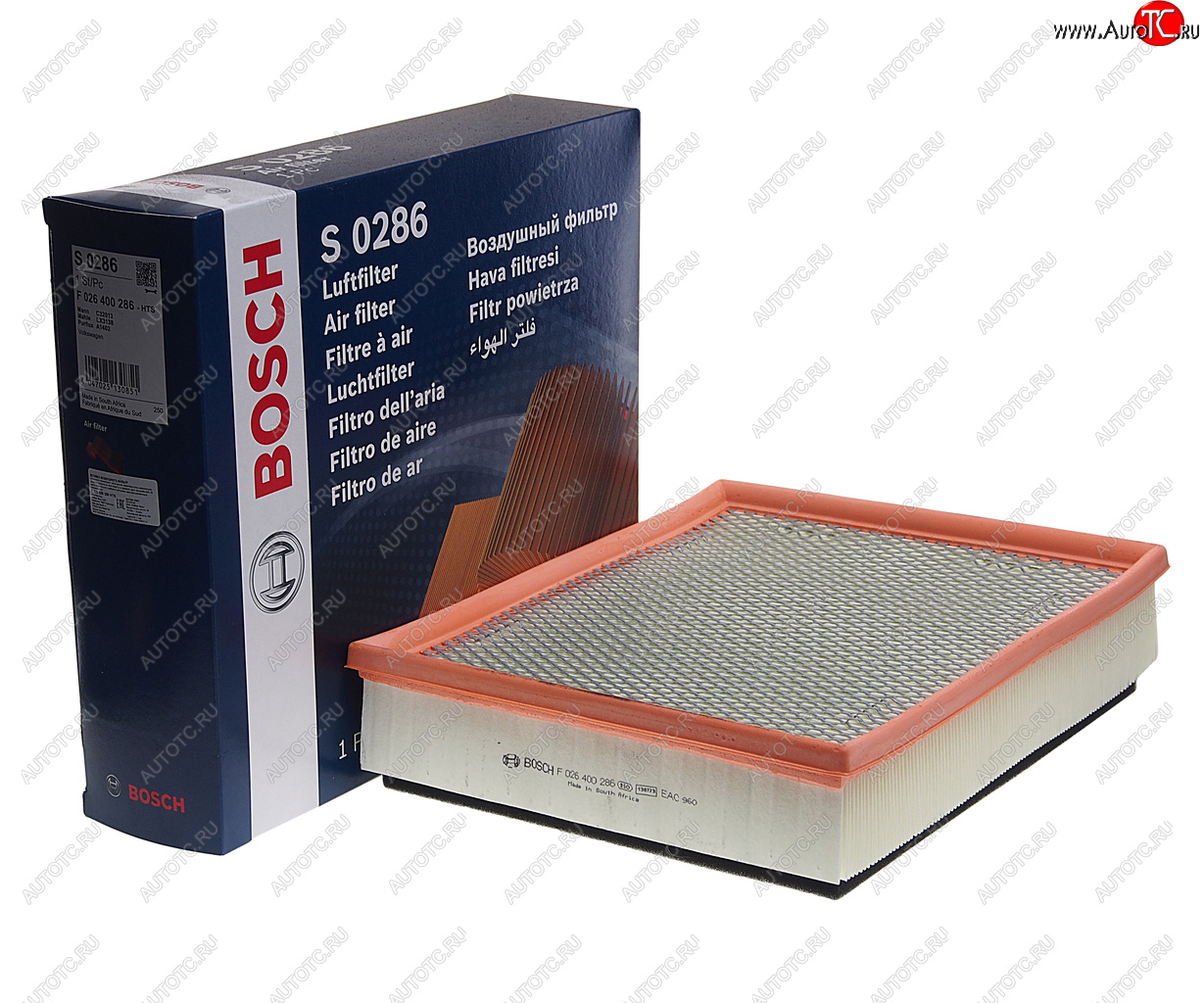 1 499 р. Фильтр воздушный VW Amarok (10-) (2.0 D) BOSCH BOSCH f026400286 BOSCH f026400286  с доставкой в г. Майкоп