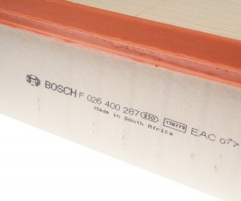 1 229 р. Фильтр воздушный VW Golf (2.0 D) AUDI A3 (1.6 D) SEAT Leon (1.8 T) BOSCH BOSCH f026400287  с доставкой в г. Майкоп. Увеличить фотографию 2