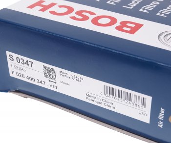 759 р. Фильтр воздушный MAZDA 3 (13-) (2.0),6 (12-),CX-5 (11-) (2.02.5) BOSCH BOSCH f026400347  с доставкой в г. Майкоп. Увеличить фотографию 3