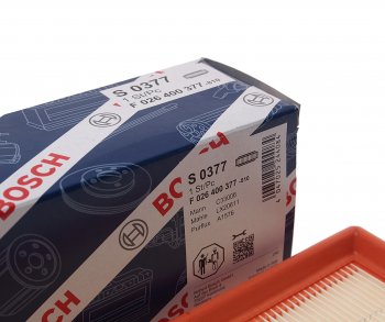 669 р. Фильтр воздушный ЛАДА Largus RENAULT Logan (12-) (8кл.) BOSCH BOSCH f026400377  с доставкой в г. Майкоп. Увеличить фотографию 2