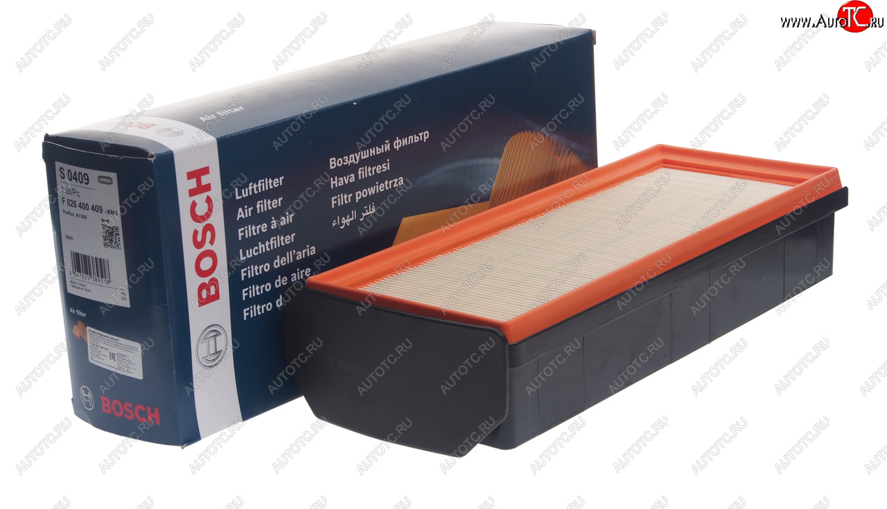 3 189 р. Фильтр воздушный BMW 3 (F30),5 (F10),X3 (F25),X5 (F15) (3.0) BOSCH BOSCH f026400409  с доставкой в г. Майкоп