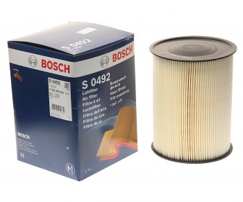 1 169 р. Фильтр воздушный FORD Focus 2,3,Kuga (08-) VOLVO S40 (07-) (круглый) BOSCH BOSCH f026400492  с доставкой в г. Майкоп. Увеличить фотографию 2