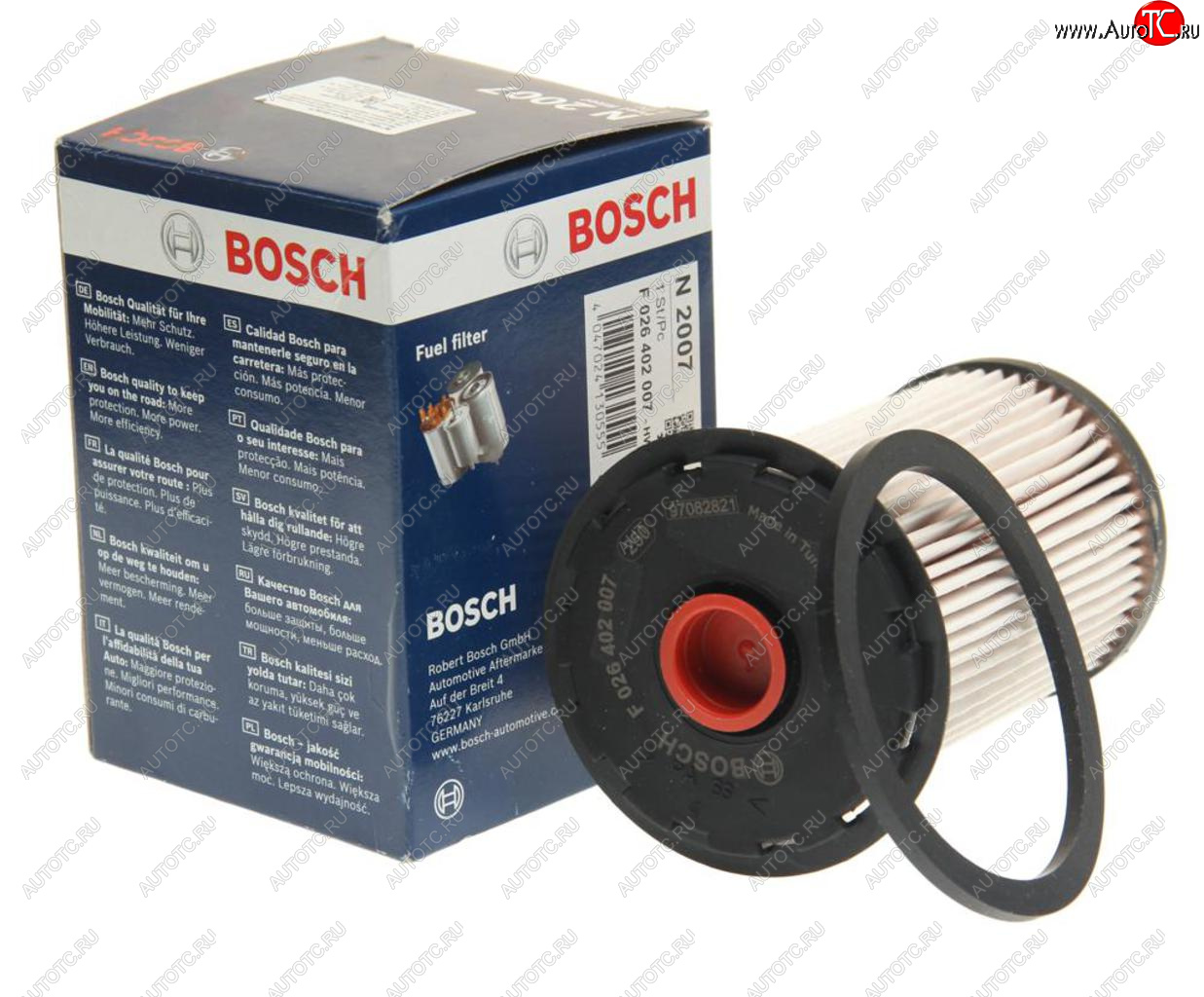 1 499 р. Фильтр топливный FORD Focus,C-Max,Focus 2,Galaxy 2 (1.8) (TDCI) BOSCH BOSCH f026402007  с доставкой в г. Майкоп