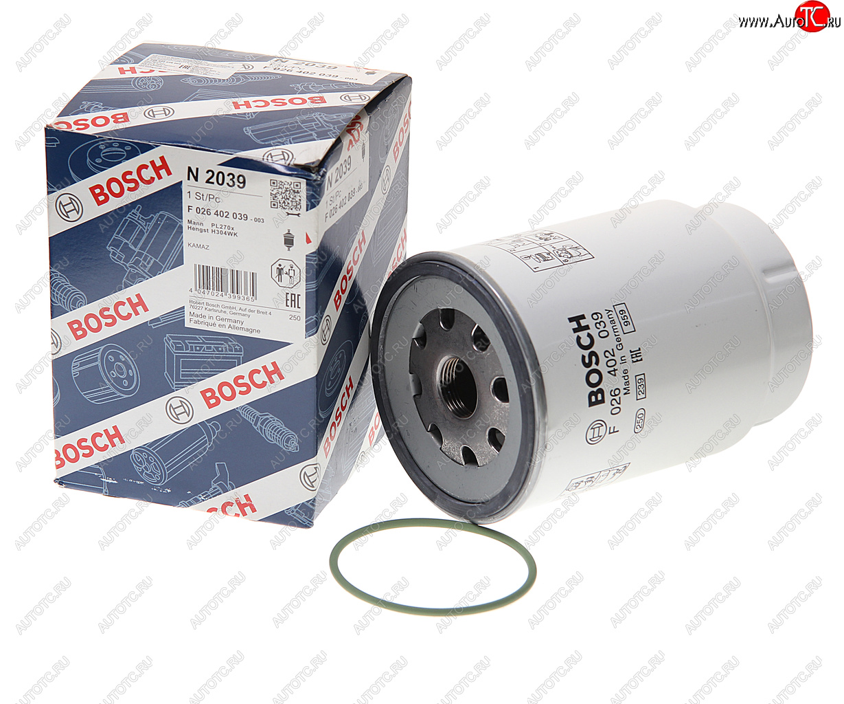 2 299 р. Фильтр топливный DAF XF (для PreLine PL 270) BOSCH BOSCH f026402039  с доставкой в г. Майкоп