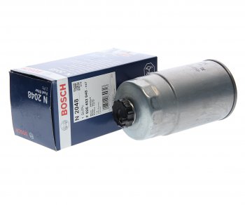 1 769 р. Фильтр топливный HYUNDAI Verna,Getz,Starex H-1,Matrix,Santa Fe (дв.В4CB) (CRDI) BOSCH BOSCH f026402048 BOSCH f026402048  с доставкой в г. Майкоп. Увеличить фотографию 2