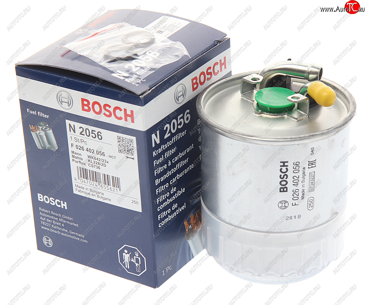 2 159 р. Фильтр топливный MERCEDES C (W203) (05-) BOSCH BOSCH f026402056  с доставкой в г. Майкоп