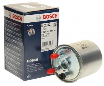 2 499 р. Фильтр топливный RENAULT Laguna 3 (09-) (2.0 D),Kangoo 2 (1.5 D) BOSCH BOSCH f026402082 BOSCH f026402082  с доставкой в г. Майкоп. Увеличить фотографию 1