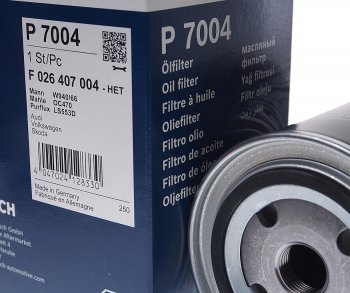 1 069 р. Фильтр масляный VW Passat AUDI A4 (99-05) SKODA Superb (02-08) BOSCH BOSCH f026407004  с доставкой в г. Майкоп. Увеличить фотографию 2