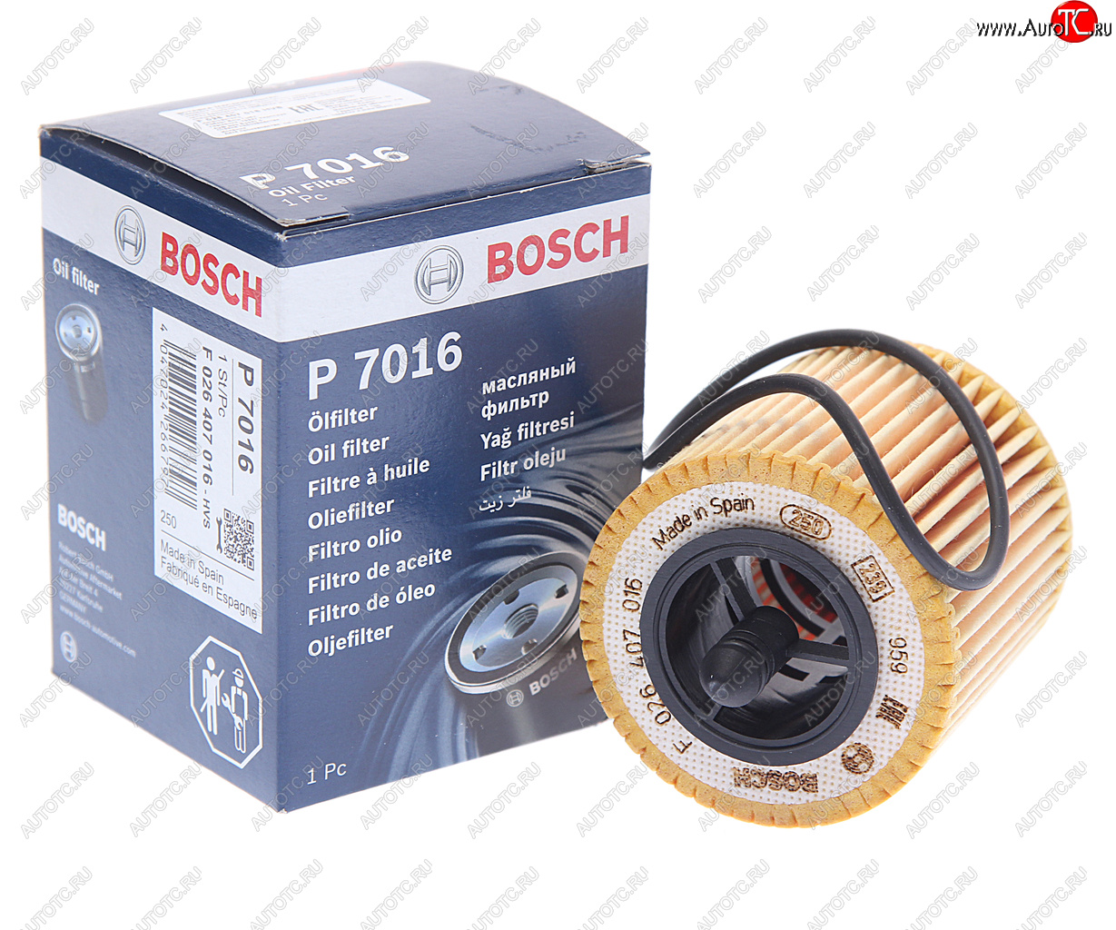 769 р. Фильтр масляный CHEVROLET Captiva (12-) (2.4) BOSCH BOSCH f026407016  с доставкой в г. Майкоп