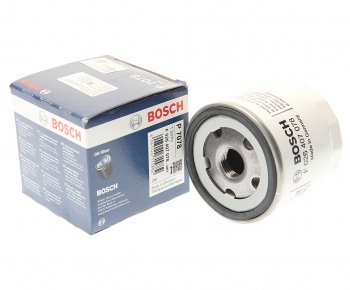 499 р. Фильтр масляный FORD Focus,Fiesta,Mondeo (1.21.41.6) D76ммхH76ммx1bar BOSCH BOSCH f026407078  с доставкой в г. Майкоп. Увеличить фотографию 1