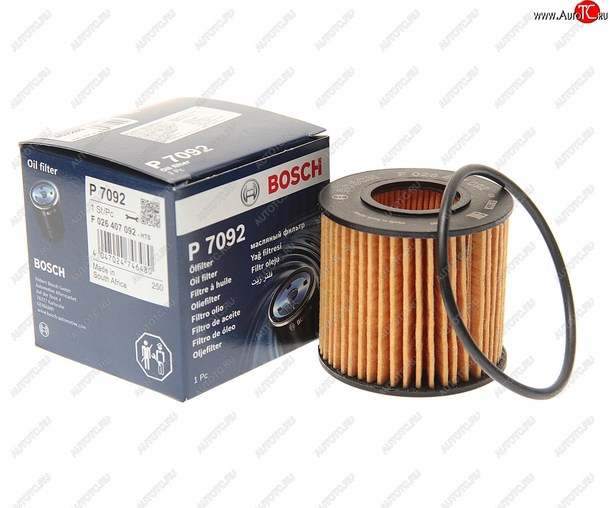 429 р. Фильтр масляный TOYOTA Auris,Corolla (09-) (1.6),Avensis (09-),Rav 4 BOSCH BOSCH f026407092 BOSCH f026407092  с доставкой в г. Майкоп
