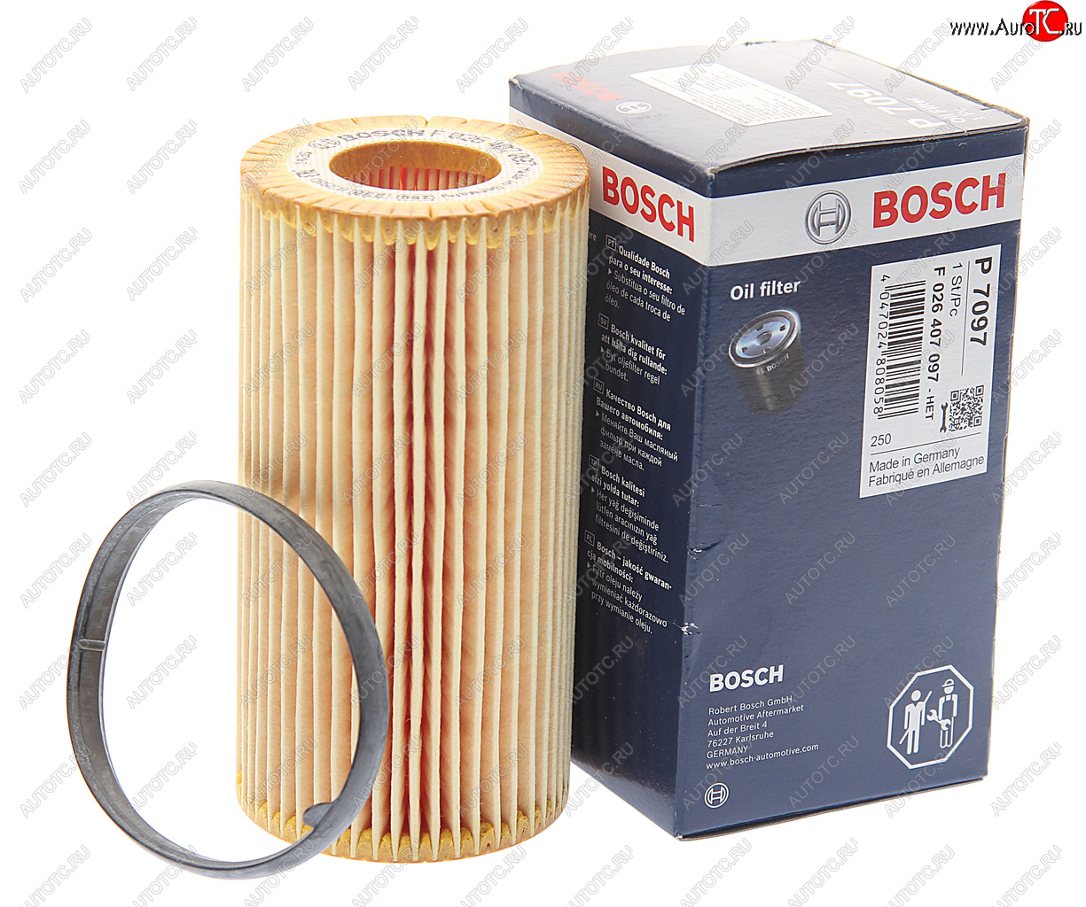 749 р. Фильтр масляный VOLVO S40 (10-),S60 (10-),S80 (10-) BOSCH BOSCH f026407097  с доставкой в г. Майкоп