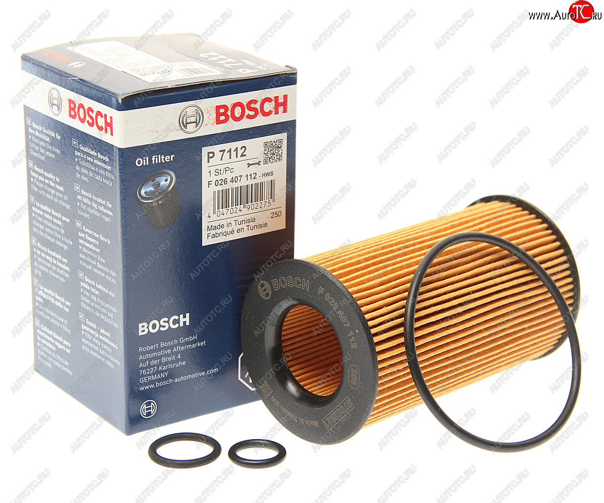 759 р. Фильтр масляный MERCEDES C,E,S,ML,G,Sprinter (M112,M113) LAND ROVER Range Rover BOSCH BOSCH f026407112  с доставкой в г. Майкоп