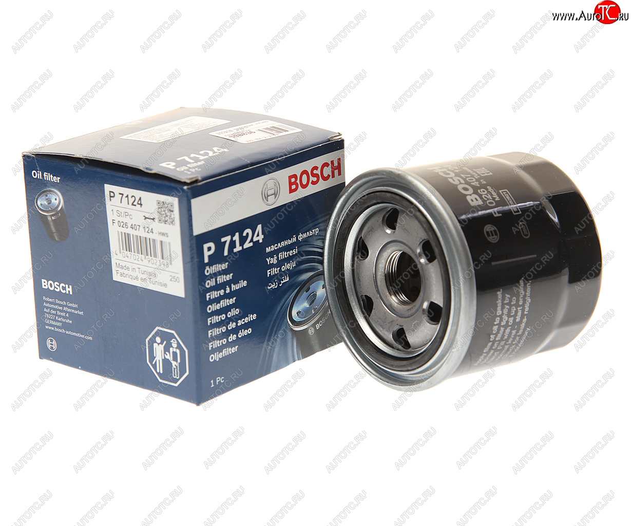 599 р. Фильтр масляный HYUNDAIKIA BOSCH BOSCH f026407124  с доставкой в г. Майкоп