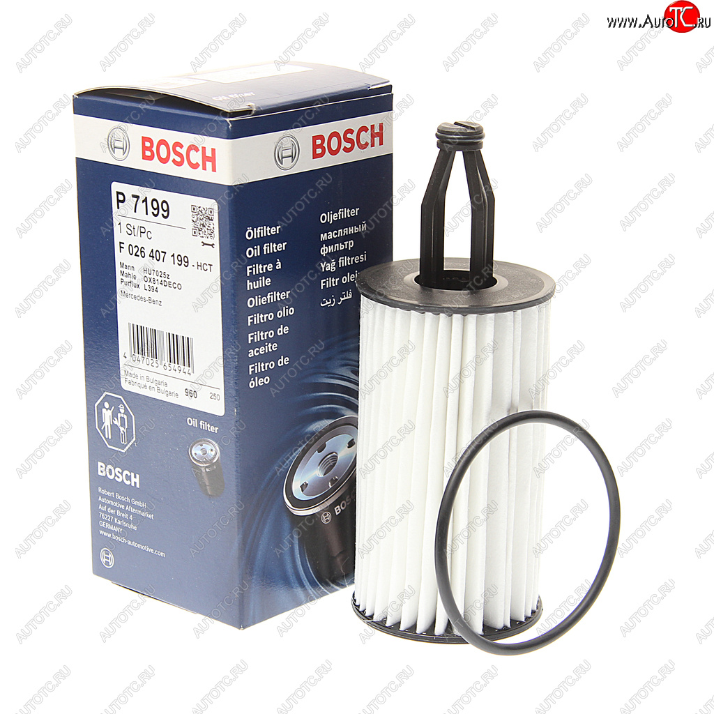 1 089 р. Фильтр масляный MERCEDES C (W203,W204) (11-) BOSCH BOSCH f026407199  с доставкой в г. Майкоп
