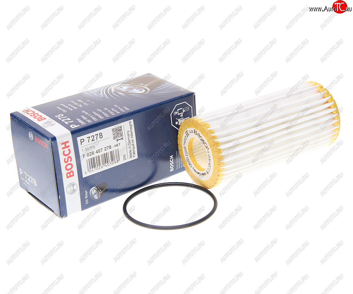 1 139 р. Фильтр масляный VW AUDI SEAT SKODA (12-) (1.82.0 TSITFSI) BOSCH BOSCH f026407278  с доставкой в г. Майкоп