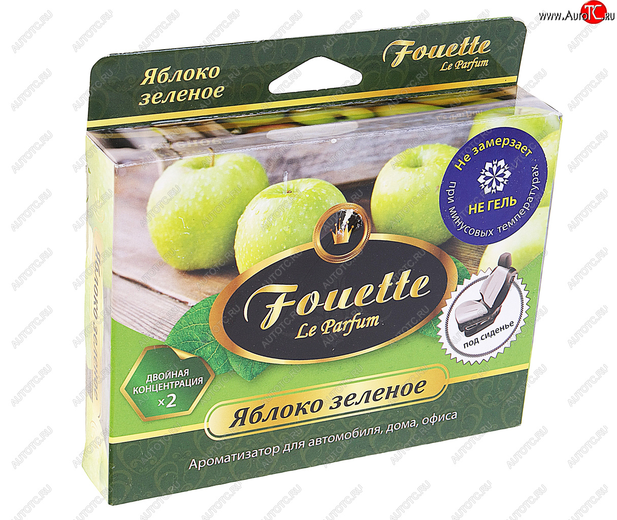 219 р. Ароматизатор под сиденье пенный (райское яблочко) 200г FOUETTE FOUETTE f-19  с доставкой в г. Майкоп