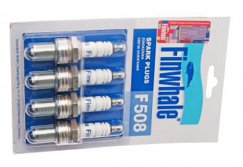 589 р. Свеча зажигания ВАЗ-2108 F508 комплект FINWHALE FINWHALE f508 FINWHALE f508  с доставкой в г. Майкоп. Увеличить фотографию 1