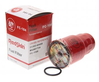 839 р. Фильтр топливный TOYOTA Rav 4 (01-) (2.02.2 D) MAZDA 323 (98-04) (2.0 TD) REDSKIN REDSKIN fc-184  с доставкой в г. Майкоп. Увеличить фотографию 1