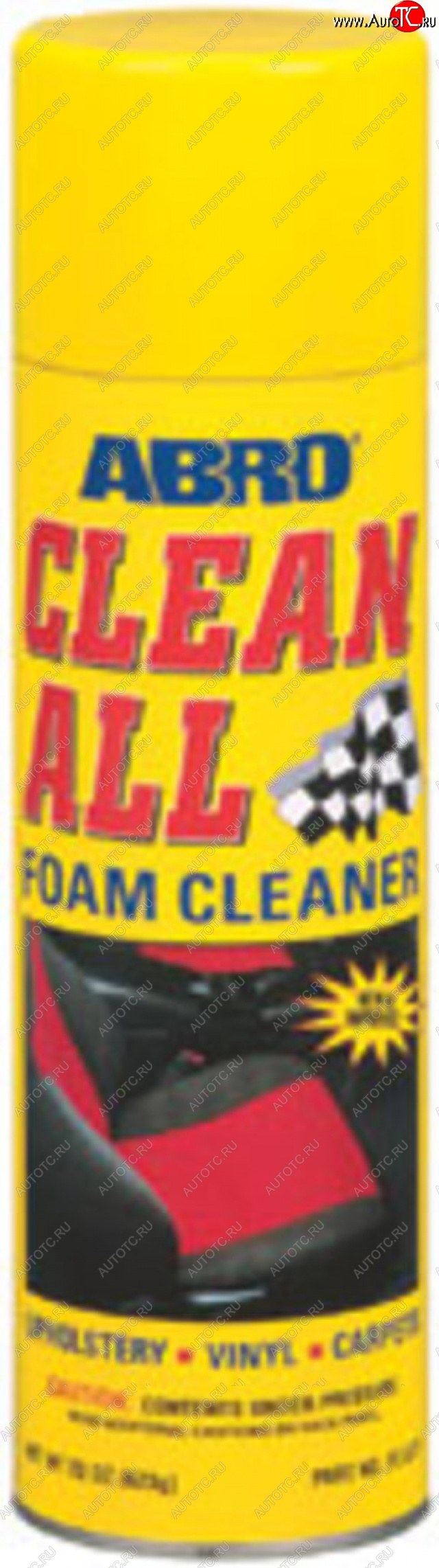 729 р. Очиститель обивки салона универсальный 623г Clean All пенный ABRO ABRO fc-577-r  с доставкой в г. Майкоп