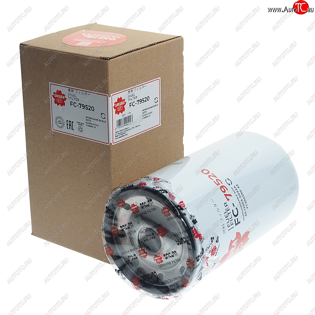 3 399 р. Фильтр топливный DOOSAN SAKURA SAKURA fc79520  с доставкой в г. Майкоп