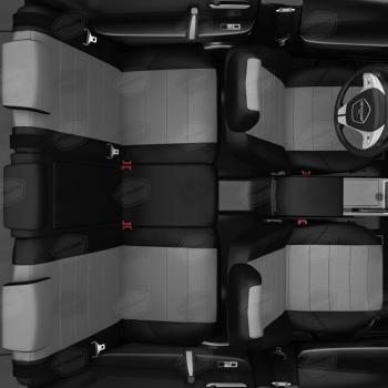 6 999 р. Авточехлы FORD Transit (15-) 3-х местный экокожа спинка целая черно-серые AVTOLIDER AVTOLIDER fd13-1003-ec02   с доставкой в г. Майкоп. Увеличить фотографию 8