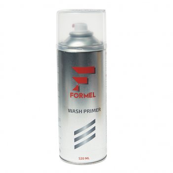 539 р. Грунт кислотный WASH Primer аэрозоль 520мл FORMEL FORMEL fm-4001  с доставкой в г. Майкоп. Увеличить фотографию 1