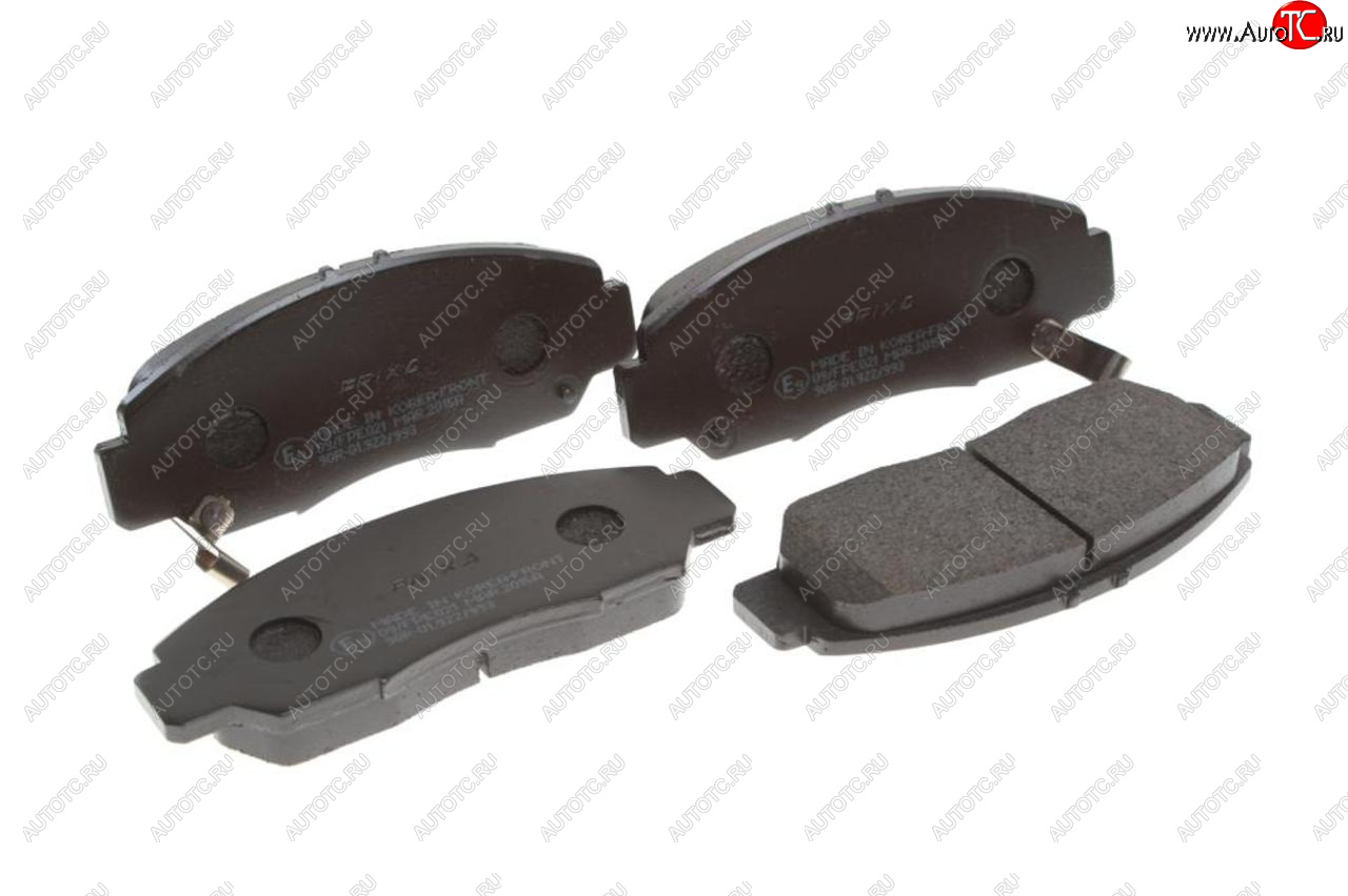2 299 р. Колодки тормозные передние (4шт.) HANKOOK FRIXA Honda Accord 10 CV (2019-2022)  с доставкой в г. Майкоп