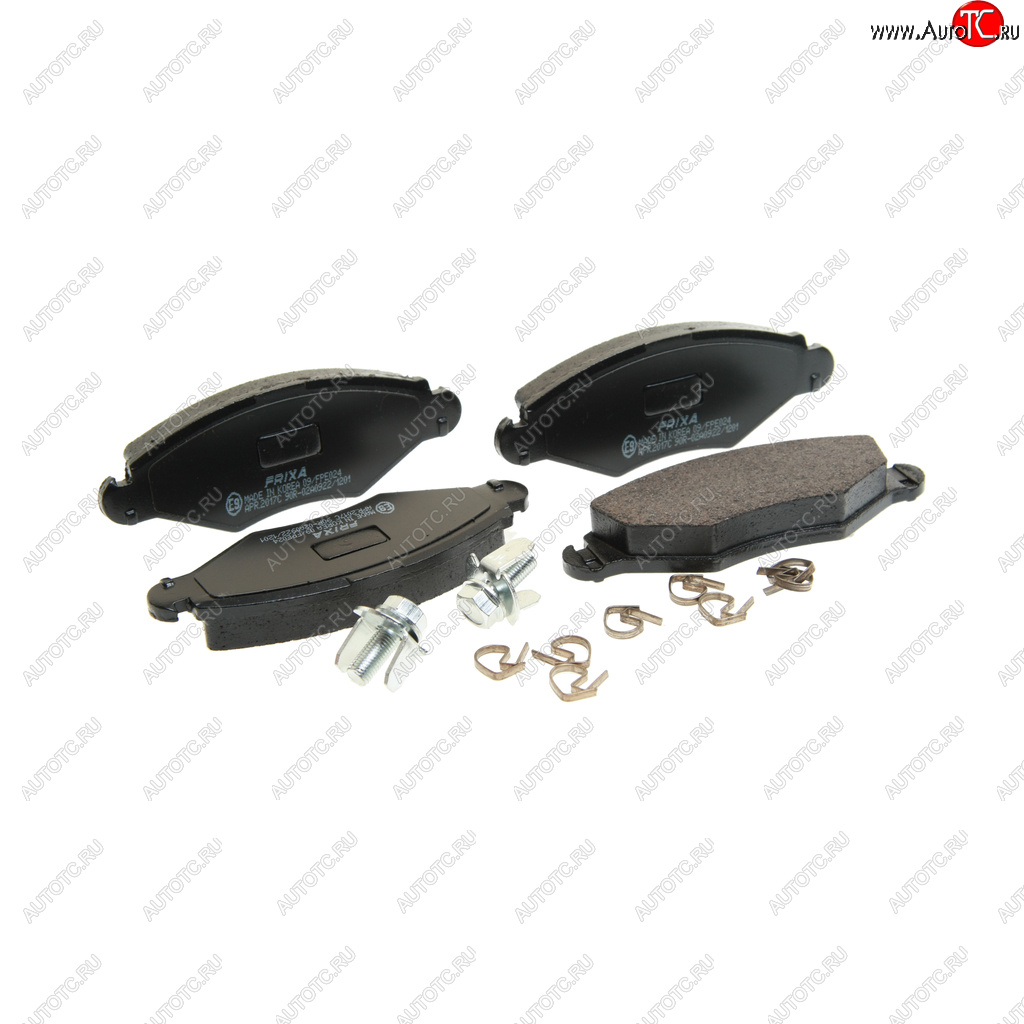 1 059 р. Колодки тормозные передние без АБС (4шт.) HANKOOK FRIXA Peugeot 206 хэтчбэк 5 дв. 2AC рестайлинг (2003-2009)  с доставкой в г. Майкоп