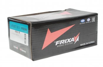969 р. Колодки тормозные передние R16 (4шт.) HANKOOK FRIXA CITROEN Berlingo M59 рестайлинг (2002-2012)  с доставкой в г. Майкоп. Увеличить фотографию 2