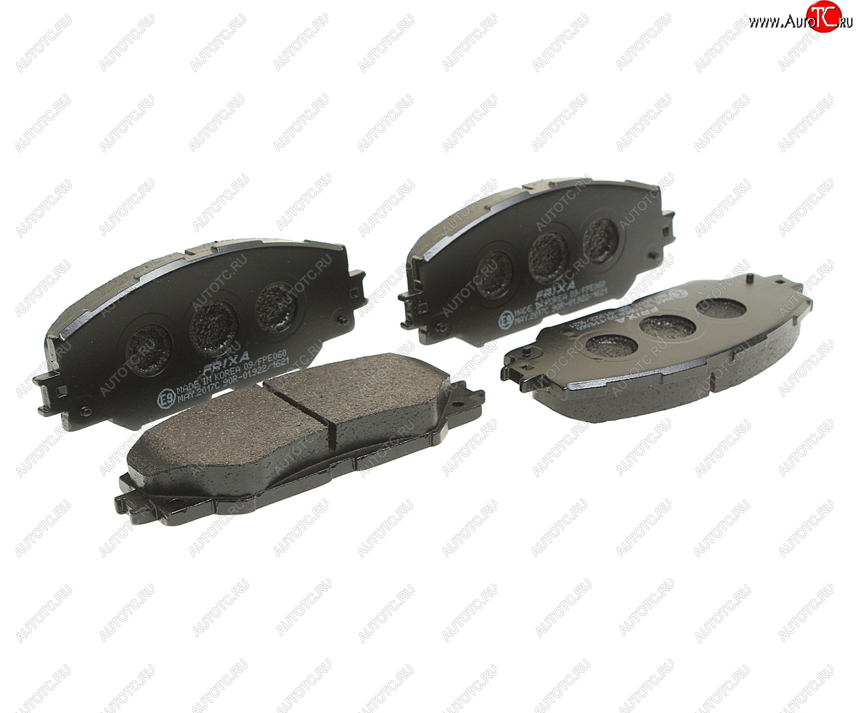 1 569 р. Колодки тормозные передние (4шт.) HANKOOK FRIXA Toyota Auris E150 хэтчбэк 5 дв. дорестайлинг (2006-2010)  с доставкой в г. Майкоп