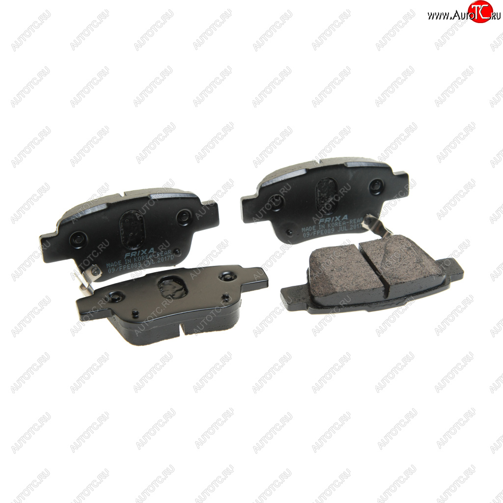 639 р. Колодки тормозные задние (4шт.) HANKOOK FRIXA Toyota Corolla E120 универсал рестайлинг (2004-2007)  с доставкой в г. Майкоп