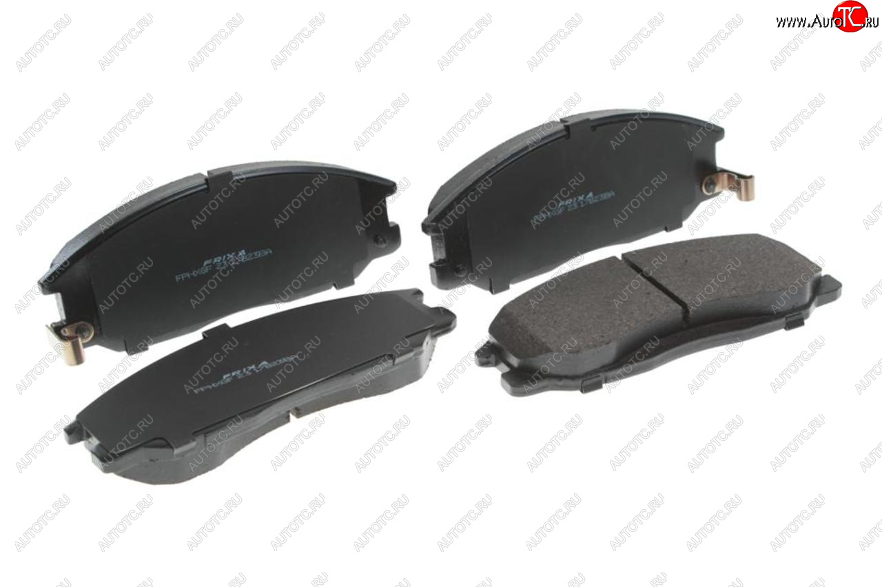 1 089 р. Колодки тормозные передние (4шт.) HANKOOK FRIXA Hyundai Santa Fe SM (2000-2012)  с доставкой в г. Майкоп