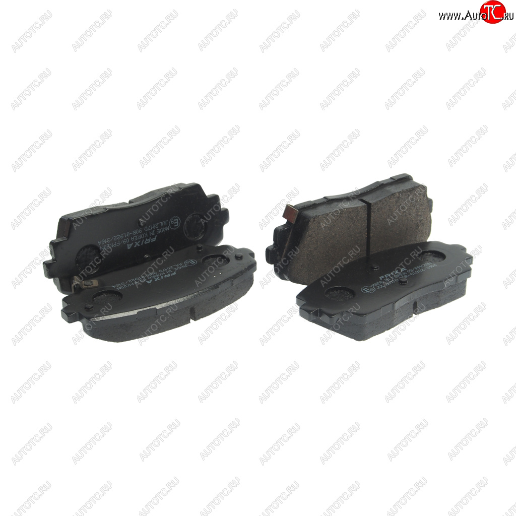 959 р. Колодки тормозные передние (4шт.) HANKOOK FRIXA KIA Picanto 2 TA хэтчбэк 5 дв. дорестайлинг (2011-2015)  с доставкой в г. Майкоп