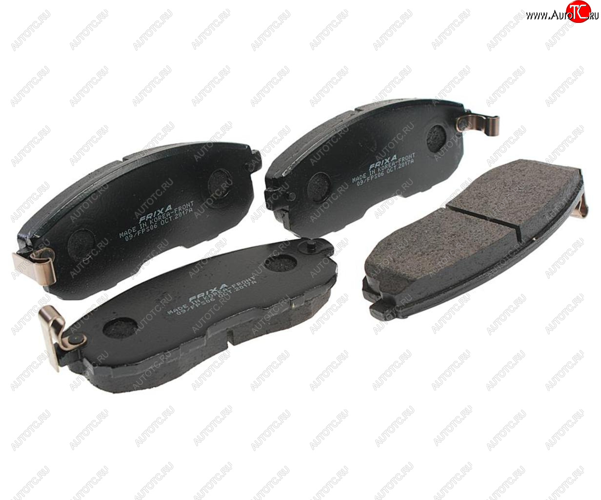 1 369 р. Колодки тормозные передние (4шт.) HANKOOK FRIXA Nissan Teana 1 J31 дорестайлинг (2003-2005)  с доставкой в г. Майкоп