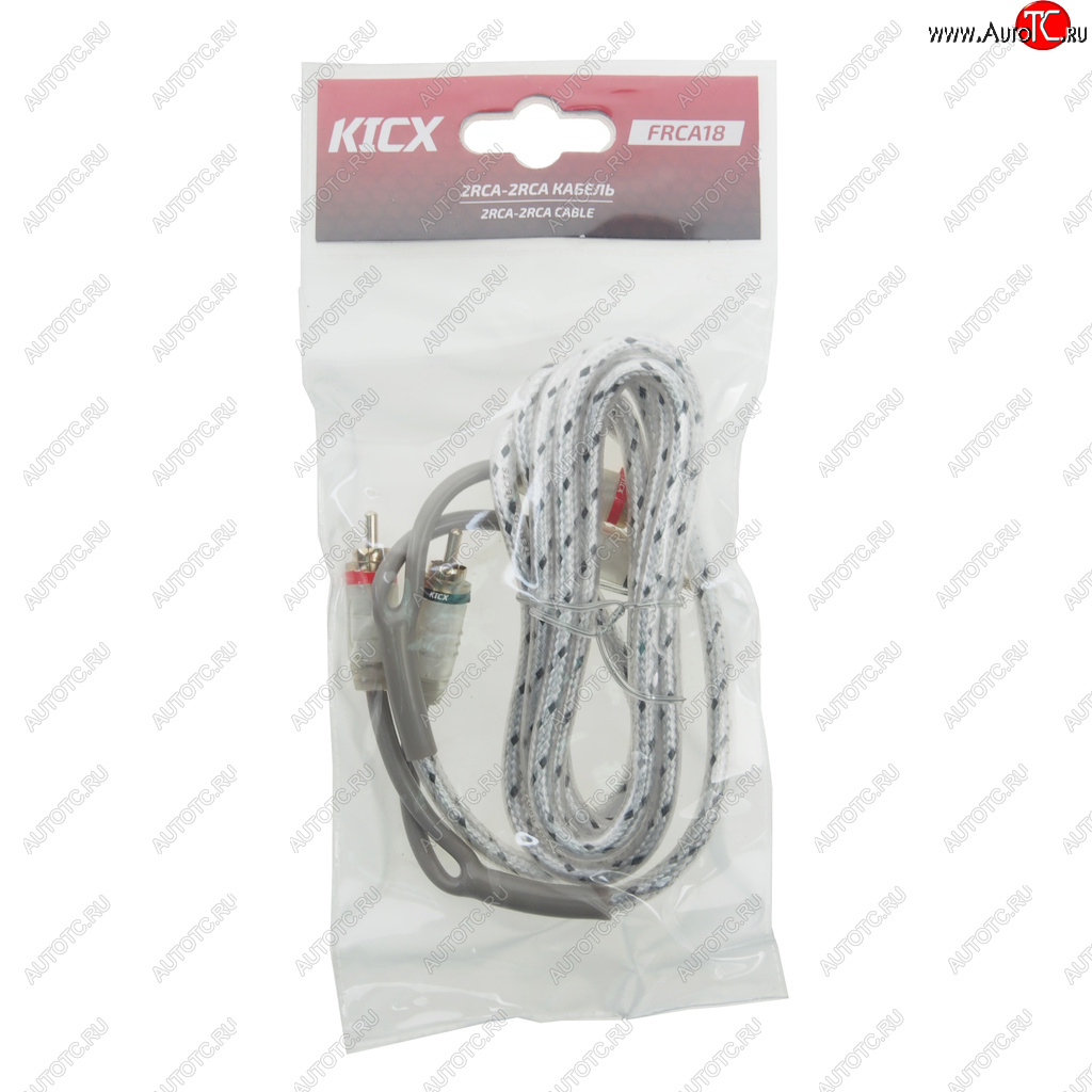 529 р. Кабель RCA 2х2 1.8м KICX KICX frca18  с доставкой в г. Майкоп