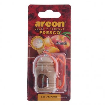 249 р. Ароматизатор подвесной жидкостный (персик) Fresco AREON AREON frtn24  с доставкой в г. Майкоп. Увеличить фотографию 1