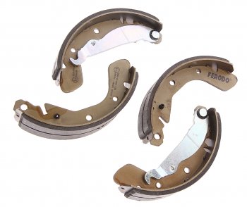 2 599 р. Колодки тормозные OPEL Astra G,Corsa C задние барабанные (4шт.) FERODO FERODO fsb335  с доставкой в г. Майкоп. Увеличить фотографию 2